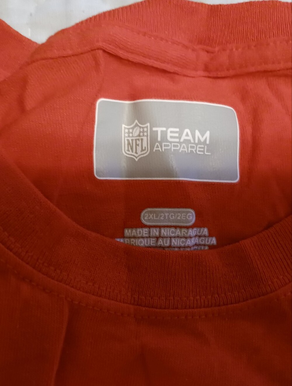 NFL Cleveland Browns Team Apparel Men's Orange Crew Neck Short Sleeve T-Shirt